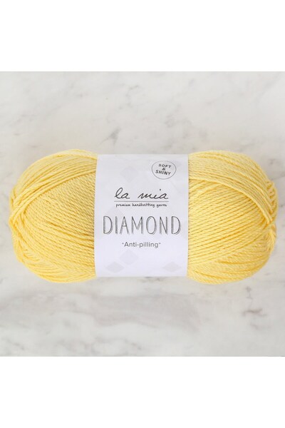 N&M STORE La Mia Diamond Yellow Hand Knitting Lanyard - L160 - 33734