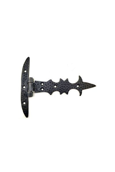LiderGlobal Antique Style Decorative Brass Tailed Tulip Hinge - Narrow Case, Oxide