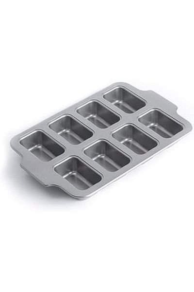 Hepta Collection Cc 006068 -001 8-Cup Rust-Free Non-Stick Mini Cake Mold, Alloy Steel
