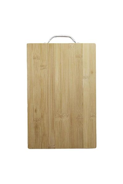 3B Trend Luxury Bamboo Cutting Board with Metal Handle 30 Cm*20 cm