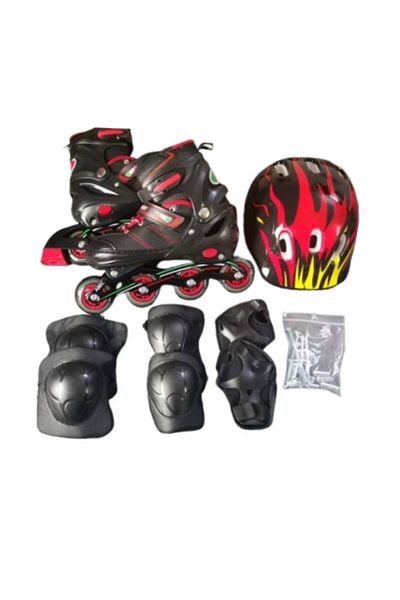 Generic Kids Beginner Roller Skates, Shiny Roller Skates, Kids Roller Blades Size L (38-41)