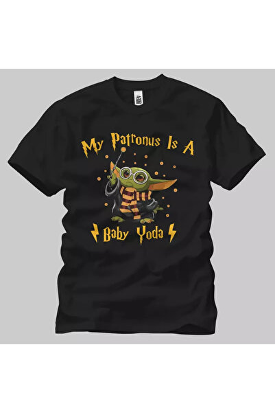 Built By Crazy Унисекс тениска Бебе Йода Моят Патронус