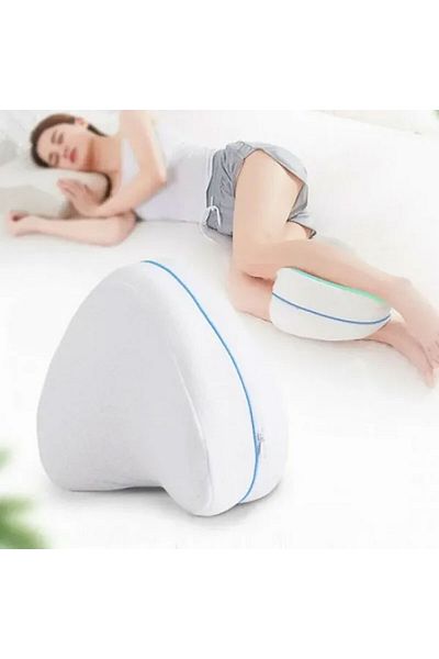 Muchmy Leg Pillow Ultra-soft Memory Foam Leg Support Heart-shaped Comfort Knee Cushion