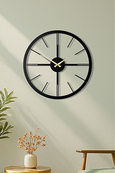 İmvulart Rain Metal Duvar Saati, Modern Duvar Saati, Ev Ofis Dekorasyon, Hedi...