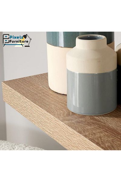 PixelsFurniture Set of 2 Pixel Furniture Floating Wall Shelves, Shelves with Invisible Brackets, 80cm