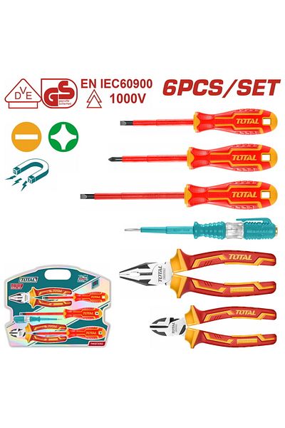 TOTAL 6pcs/set insulated card kit
