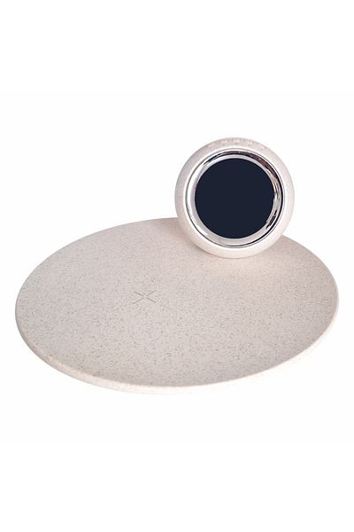 Naimeed Company Wireless charger with built-in clock and night light, Naimeed D6066, Granite, 180x80x180mm