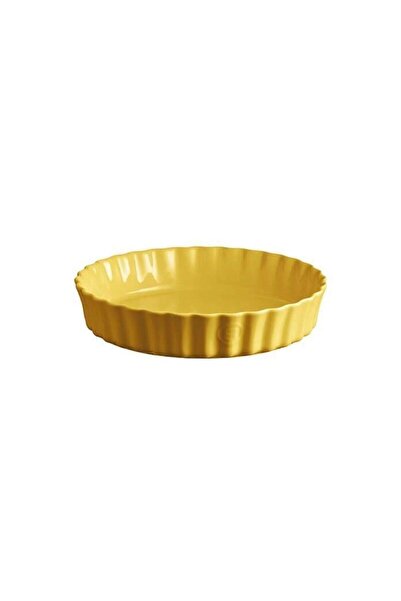 Emile Henry Tart-Börek-Flan Kabı Yuvarlak 28 cm Sarı/Provence Yellow