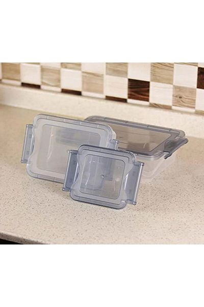 GenelTedarik Set of 3 Lockable Storage Containers