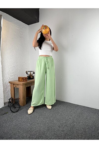 modayaselam Pantaloni din țesătură Ayrobin cu croială lejeră