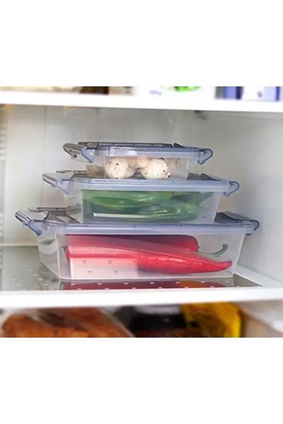 GenelTedarik Set of 3 Lockable Storage Containers