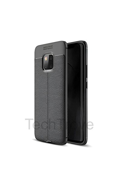 TechTrove Huawei Mate 20 Pro Kılıf Deri Extra Korumalı Slikon Kapak