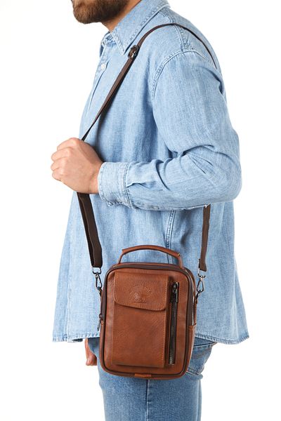 Newish Men's Crossbody Hand and Shoulder Bag