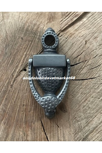 Ars Antik Siyah Tokmak Pirinç Çelik Kapı Tak Tak Oksit Ahşap Kapı Tokmagı