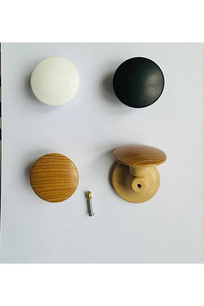 ARON (4 Pcs) Polymer Bohemian Button Handle Children's Room Tv Unit Coffee Table Console Cabinet Door Handle
