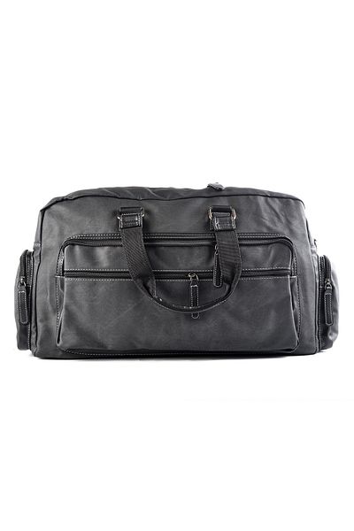 Naimeed Company Travel bag, for airplane, eco-leather, Naimeed D5407, Companion, Gray, 48x17x27cm
