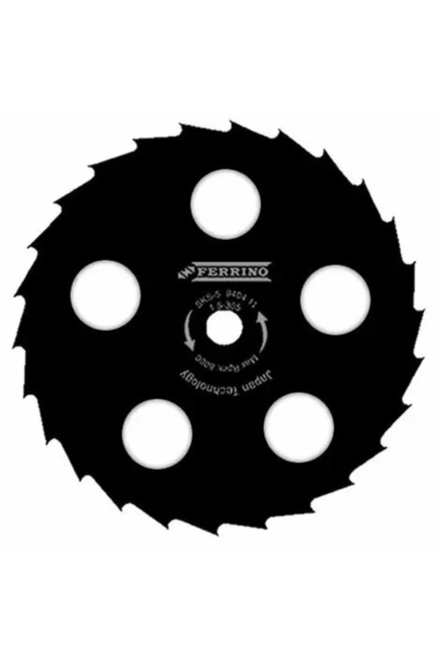 Motorized Scythe Japanese Blade Circular Saw 255mm Perforated Black
