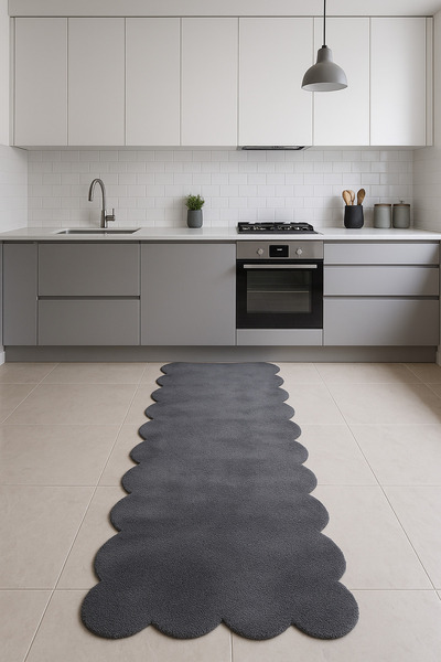 Paco Home Yıkanabilir Kaymaz Taban Salon Halısı Mutfak Halısı Koridor Halısı