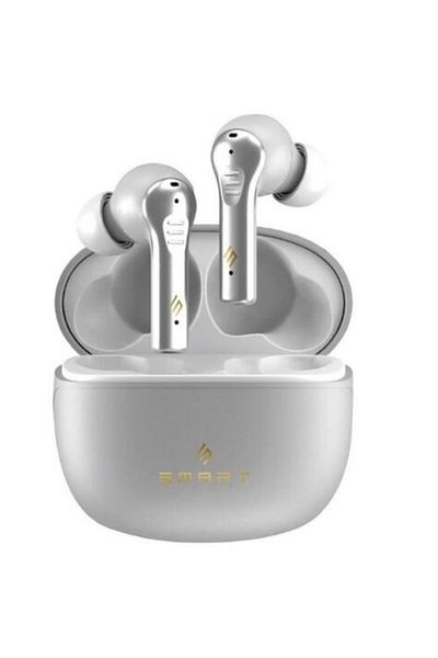 Smart Smartrix Premium ANC Pro Bluetooth Earbuds Grey SBTAN1 | Active Noise Cancelling