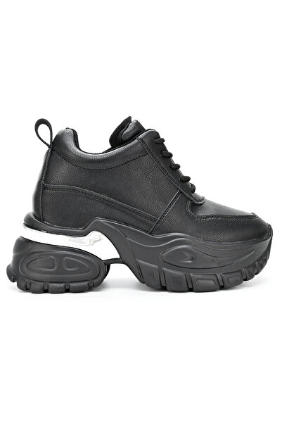 Tmall Pantofi sport pentru femei, ușori, cu platformă, D1320, negri