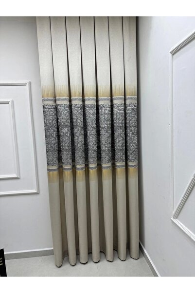 NİVEMESHOME Nivemeshome Nilüfer V -122 1/3 Cortină de fundal plisată dens Apm