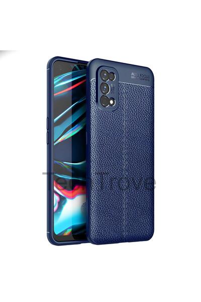 TechTrove Realme 7 Pro Kılıf Deri Extra Korumalı Slikon Kapak