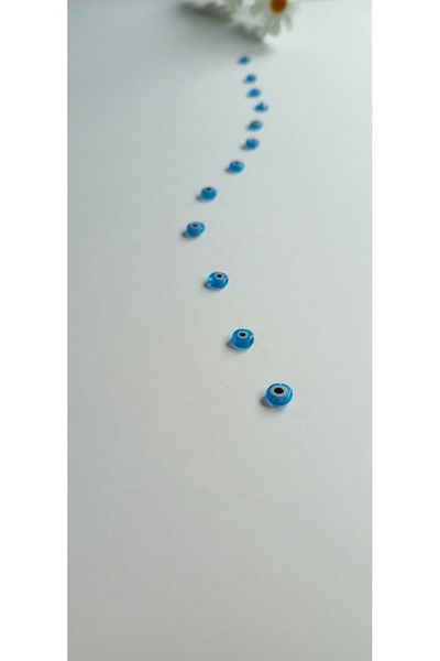 tutu tasarım alaçatı Hair Bead Evil Eye Bead Figured Hair Accessory Hair Jewerly
