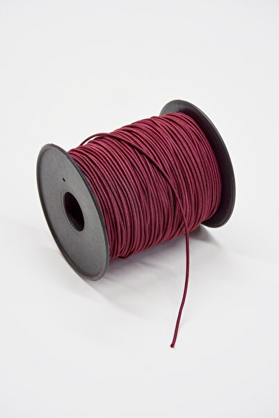 Dokumarkt 1.5 mm İnce Yuvarlak Lastik İp - Lastik Kordon - Aksesuar Lastiği - Vitrin Lastiği - 10 Metre