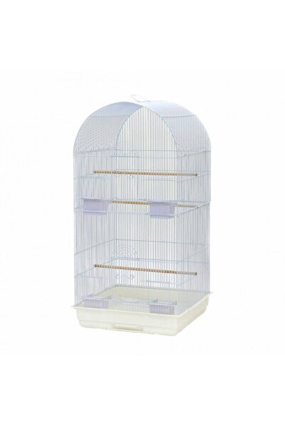 Others Tall Metal Bird Cage in White