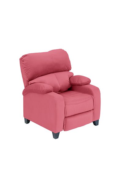 Lazy Vibes MNZ1 | Velvet Classic Recliner Chair - Dark Pink