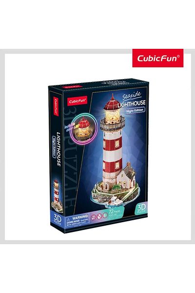 Cubic Fun - Puzzle 3d Led Lighthouse 72 Pieces