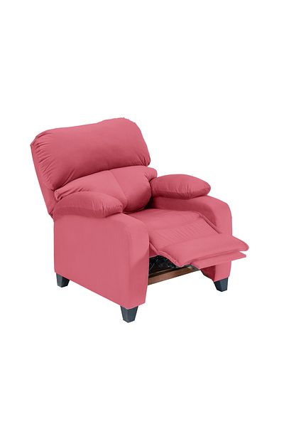 Lazy Vibes MNZ1 | Velvet Classic Recliner Chair - Dark Pink