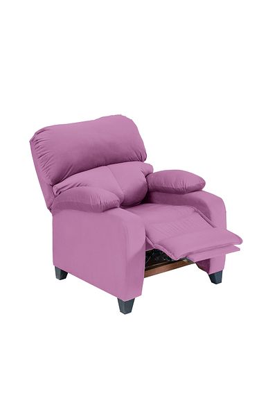 Lazy Vibes MNZ1 | Velvet Classic Recliner Chair - Light Purple