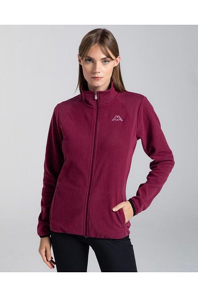 Kappa Logo Vavaux Slim Women's Red Slim Fit Fleece
