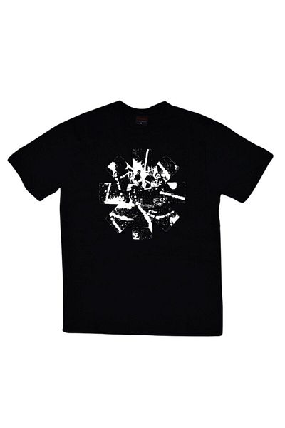 fame-stoned Μπλουζάκι Red Hot Chili Peppers με στάμπα Unisex 100% βαμβακερό μαύρο