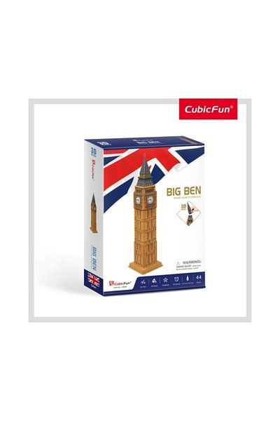 Cubic Fun Cubic Fun - Big Ben 3D Puzzle (Medium Level 44 Pieces)
