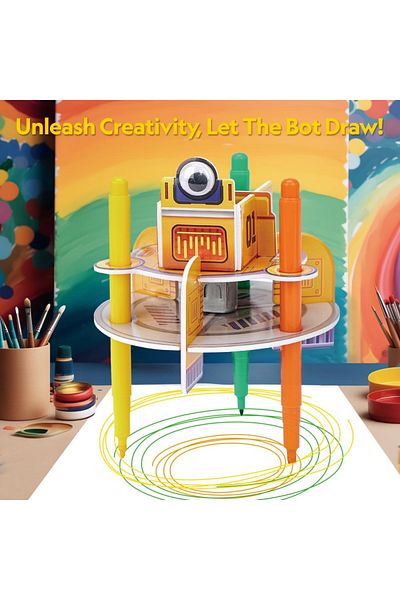 Cubic Fun - 3D puzzle robot designer 13 pieces