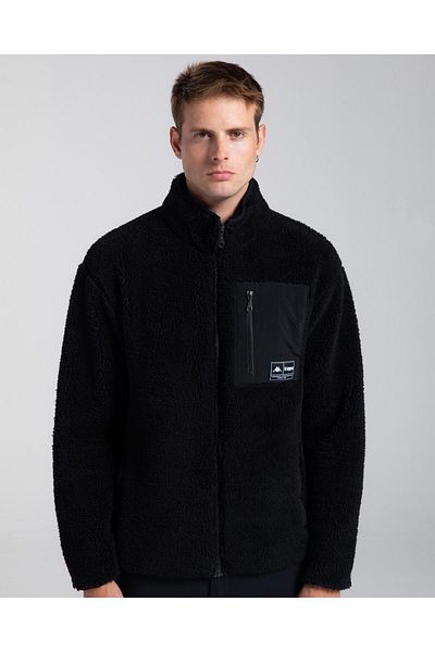 Kappa Authentic Riho Men's Black Regular Fit Sherpa