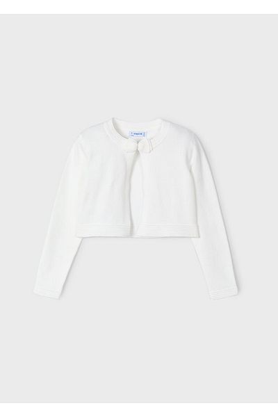 MAYORAL 321 Girl's Cream Cardigan