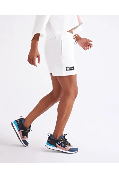 Kappa Authentic Tier One Lazard Women's White Regular Fit Shorts