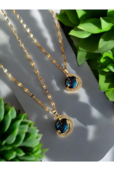 AKSU LUXURY - قلادة السماء الفولاذية (الكوكب).