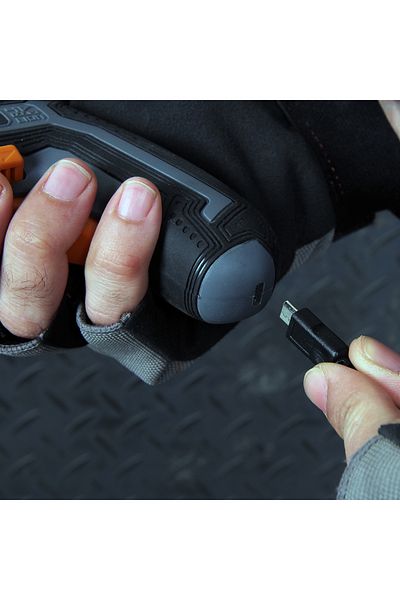 kseibi LED Light Rechargeable Cordless Screwdriver 4V 1/4" With Charger, Screwdriver Bits 28 Pcs, Bitholder
