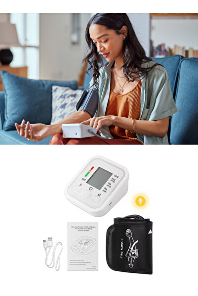 Edots Digital Blood Pressure (BP) Monitor | Warranty - 6 Months | LCD Display & Voice Function A