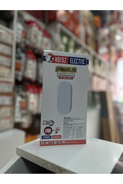 Horoz Elektrik HOROZ ELEKTRİK - LED BULKHEAD LAMP APLİĞİ 3000K (GÜNIŞIĞI)- 24...
