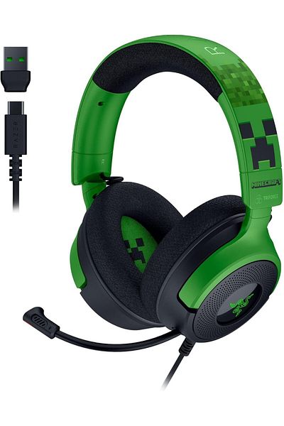 RAZER سماعة الألعاب Kraken V4 X - إصدار Minecraft.