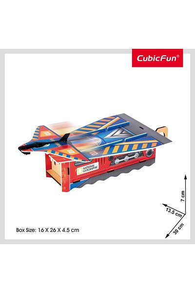 Cubic Fun - 3d Puzzle Airplane Launcher 53 Pieces