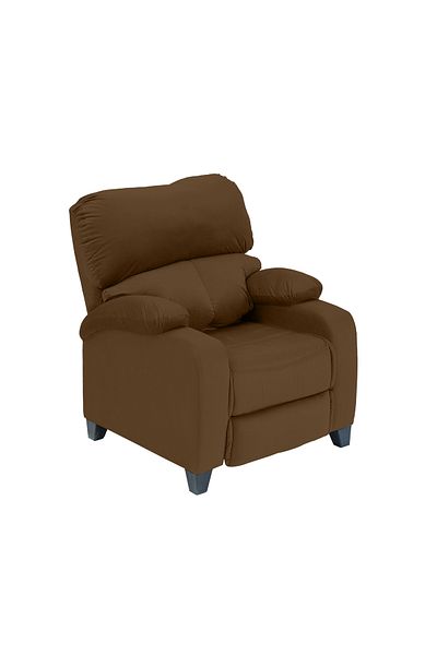 Lazy Vibes MNZ1 | Velvet Classic Recliner Chair - Brown