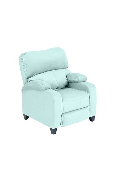 Lazy Vibes MNZ1 | Velvet Classic Recliner Chair - Light Turquoise