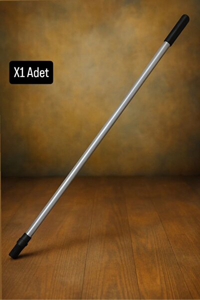 Metler Süpürge Yer Fırçası+Yer Çekpas Çek Çek+Mikrofiber Havlu Paspas Ucu Alüminyum Sap 120 cm