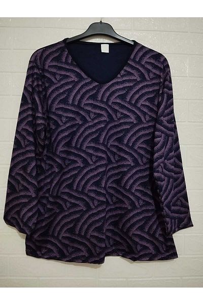 anne moda ankara Full Summer Long Sleeve 95% Viscose Anti-Sweat Blouse